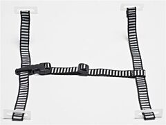 Msa 10124238 Chinstrap, 4-Pt, 3/4" Polyester Webbing, Attaches To Suspension, 10 Pack