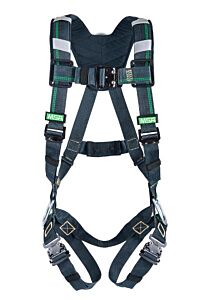 Msa 10150146 Super X-Large Evotech Arc Flash Full-Body Harness With Back Steel D-Ring, Quick Connect-Leg Straps And Shoulder Padding