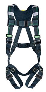 Msa 10150160 Evotech Arc Flash Full-Body Harness With Back Web Loop, Qwik-Fit Leg Straps And Shoulder Padding