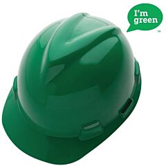 Msa 10150222 V-Gard Cap W/Ratchet Suspension Green