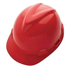 Msa 10150223 V-Gard Cap W/Ratchet Suspension Red