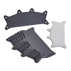 Msa 10153518 Fas-Trac Iii Suspension Sweatband Accessory, (10/Pkg), Moisture-Wicking Pad