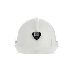 Msa 448914 Topgard Slotted Cap, White, W/Lamp Bracket And Cord Holder, W/1-Touch Suspension