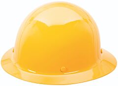 Msa 454666 Skullgard Protective Hat Yellow - W/ Staz-On Suspension, Standard