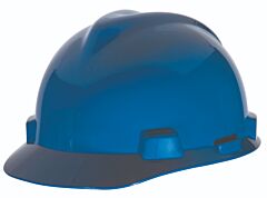 Msa 463943 V-Gard Slotted Cap, Blue, W/Staz-On Suspension