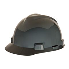 Msa 463948 V-Gard Slotted Cap, Navy (Gray), W/Staz-On Suspension