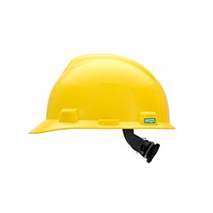 Msa 475360 V-Gard Slotted Cap, Yellow, W/Fas-Trac Iii Suspension