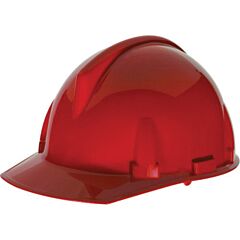 Msa 475384 Topgard Slotted Cap, Red, W/Fas-Trac Iii Suspension