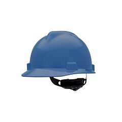 Msa 477478 V-Gard Slotted Cap, Blue, W/Fas-Trac Iii Suspension