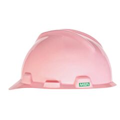 Msa 485364 V-Gard Standard Slotted Cap W/ Staz-On Suspension, Pink