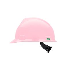 Msa 495862 V-Gard Hard Hat With Fas-Trac Iii Suspension, Pink, 1/Each