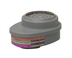 Msa 817591 42 Cfr Chemical Warfare/Riot Control Canister, Pack Of 6 Cartridges