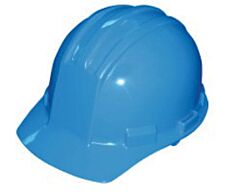 Bullard 51Pbr Cap Style Hard Hat With Rain Trough, 4 Point Ratchet Suspension, Pacific Blue