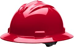 Bullard 71Rdr 4Pt Ratchet Full Brim Vented Red