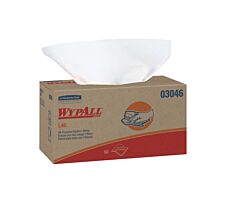 Kimberly Clark 03046 Wypall L40 Wipers, Pop-Up Box, 10.8" X 10", White, 1/Case Of 9 Boxes