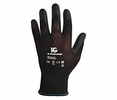 Kleenguard 13837 G40 Multi-Purpose Polyurethane Coated Gloves, Size 7 (Small), Black, 1/Case Of 60 Pairs