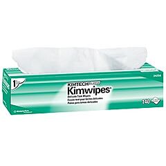 Kimberly Clark 34256 Kimwipe Dry Wipe, White, Box, 1-Ply Tissue, Laboratory / Critical Task