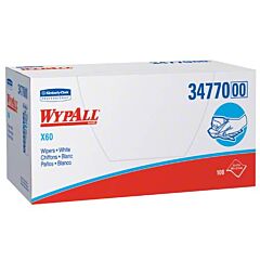 Kimberly Clark 34770 Wypall X60 White Teri Wipes 1/4-Fold
