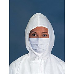 Kimberly Clark 62465 White Pleat Style Face Mask With Knitted