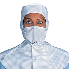 Kimberly Clark 62751 Face Veil 15" White Polyethylene Sna