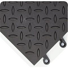 Wearwell 599.78X18X18Ch-Cs10 Ergodeck Max, Diamond-Plate, 7/8" X 18" X 18", Charcoal, Case Of 10