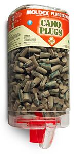 Moldex 6648 Camo Plugs Plugstation With 500 Pairs Of Uncorded Disposable Earplugs, Nrr 33Db