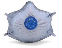 Moldex 2500N95 N95 Particulate Respirators Plus Relief From Acid Gases With Exhale Valve, Bag Of 10 Each