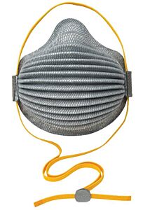 Moldex 4800 Airwave N95 Plus Organic Vapor Relief Disposable Respirator, M/L, Gray