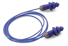 Moldex 6415 Rockets Metal Detectable Corded Reusable Earplugs, Nrr 27Db