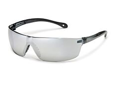 Gateway 448M Safety Glasses, Starlite Gray Temple Silver Mirror Lens