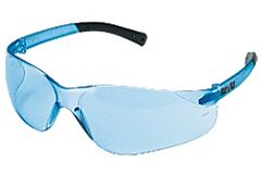 Mcr Safety Bk113 Crews Bearkat Safety Glasses, Light Blue Lens/Frame