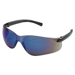Mcr Safety Bk118 Crews Bearkat Safety Glasses, Blue Mirror Lens/Frame