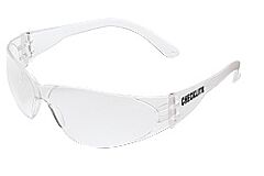 Mcr Safety Cl010 Crews Checklite Eyewear, Clear Lens/Frame (Uncoated)