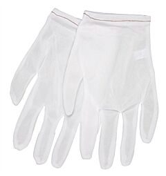 Mcr Safety 8700Xl Gloves, Lint-Free 100% Nylon Inspectors' 2-Piece Reversible Men'S, Size X-Large, Pack Of 12 Pairs
