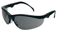 Mcr Safety Kd312Af Safety Glasses, Black Frame, Ratchet Temple, Gray Anti-Fog Lens