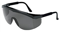 Mcr Safety Ss112 Safety Glasses, Stratos Black/Grey Lens