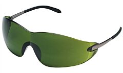 Mcr Safety S21130 Safety Glasses, Metal Temples W/Non-Slip Grips, Wrap-Around Filter 3.0 Lens