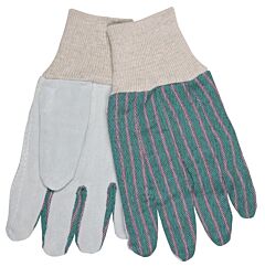 Mcr Safety 1042 Gloves, Clute Leather Palm, Leather Cuff, Ladies, Size Large, Pack Of 12 Pairs
