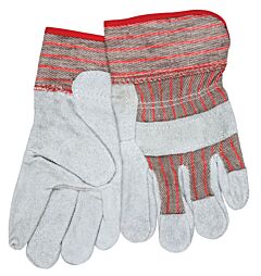 Mcr Safety 1201S Gloves, Ladies Shoulder Leather Palm, 2.5" Starched Safety Cuff, Size Small, Pack Of 12 Pairs