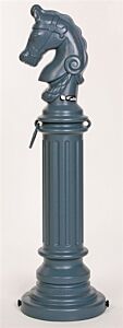 Eagle 1212Gray Safesmoker Hitching Post Gray W/Rubber Bottom