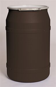 Eagle 1656Mblkbg 55 Gallon Drum (Black) W/Metal Lever-Lock Ring & Bung Lid