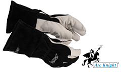 Weldas 10-2020Xl Arc Knight Mig Welding Gloves, Color: White/Black, 1/Pair
