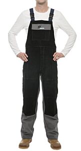 Weldas 38-4340Xxl Arc Knight Versatile Overall/Bib & Brace, Color: Grey/Black, 1/Each