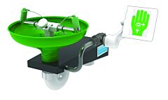Hughes L85Gs (Formerly Pn: 30011) Laboratory Eye/Face Wash, Wall Mount, Open Stainless Steel Bowl