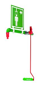 Hughes 23Grm (Formerly Pn: 30080) Drench Shower, Ring Main Mount, Galvanized Pipe