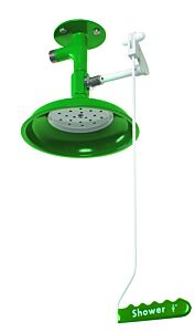 Hughes L23Gsv (Formerly Pn: 30105) Laboratory Drench Shower, Ceiling Mount, Stainless Steel Pipe