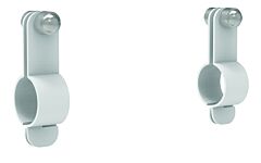 Hughes Sign-Brac (Formerly Pn: 30501) Replacement Brackets For Universal Pictogram Signs, Showers Without Insulation, 2 Pack