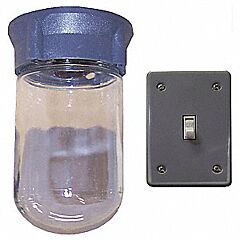 Hemco 50035 Canopy Hood Vapor-Proof Light And Switch