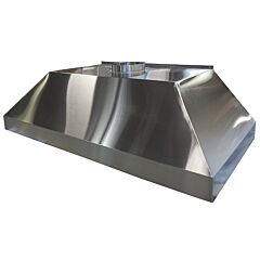 Hemco 13130 Wall Canopy, Stainless Steel, 36" X 30" X 18"