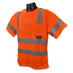 Radians St11-3Pos-4X T-Shirt, Type R, Class 3, Orange, Size 4X-Large